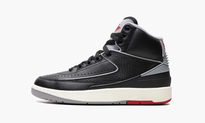 Кроссовки Air Jordan 2 Retro GS «Black Cement» черный