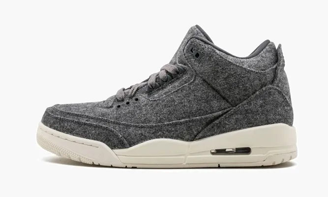 Кроссовки Air Jordan 3 Retro Wool «Wool» серый