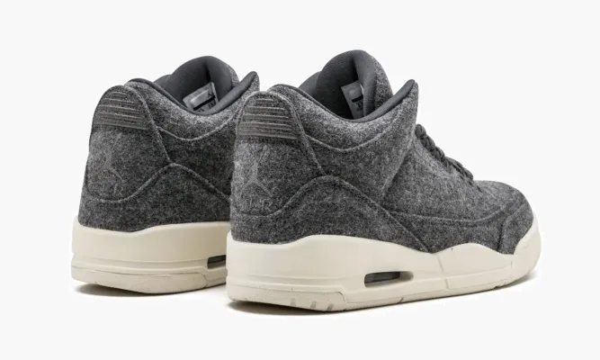 Кроссовки Air Jordan 3 Retro Wool «Wool» серый