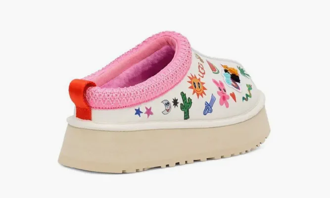 Обувь UGG Tazz Slipper WMNS Humberto Cruz Pop Sketch белый