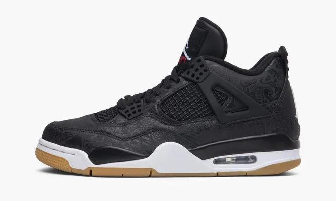 Кроссовки Air Jordan 4 Retro «Laser» черный
