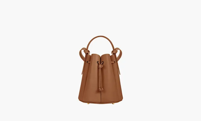 Сумки Polene Numero Huit Mini «Camel» коричневый