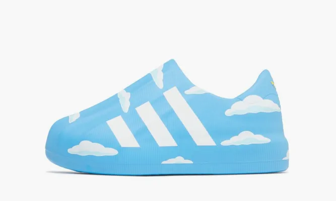 Кроссовки Adidas The Simpsons X adiFOM Superstar «Clouds» lightBlue