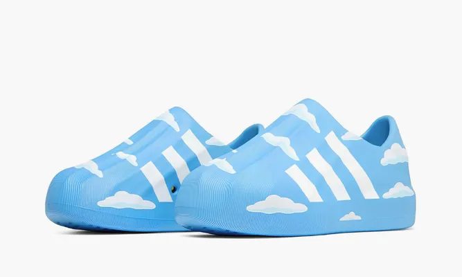 Кроссовки Adidas The Simpsons X adiFOM Superstar «Clouds» lightBlue