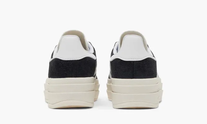 Кроссовки Adidas Wmns Gazelle Bold «Black White» черный