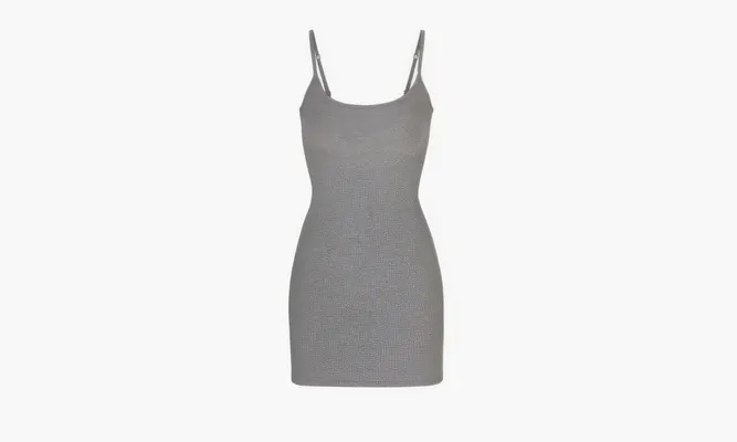 Одежда SKIMS Soft Lounge Slip Dress «Grey» серый
