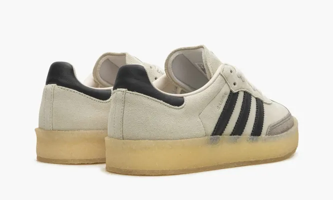 Кроссовки Adidas Clarks 8th Street Samba «Ronnie Fieg Kithmas White Black» бежевый