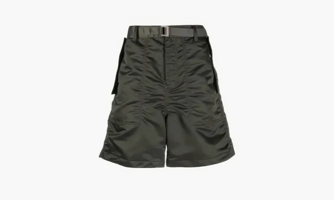 Одежда Sacai X Carhartt Shorts «Dark Green» зеленый