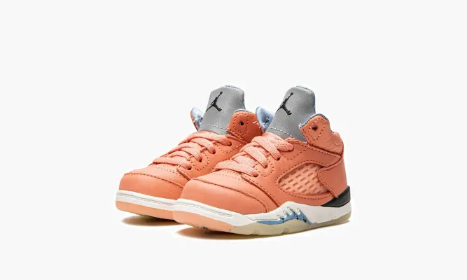 Для самых маленьких Air Jordan 5 TD «Dj Khaled - Crimson Bliss» оранжевый