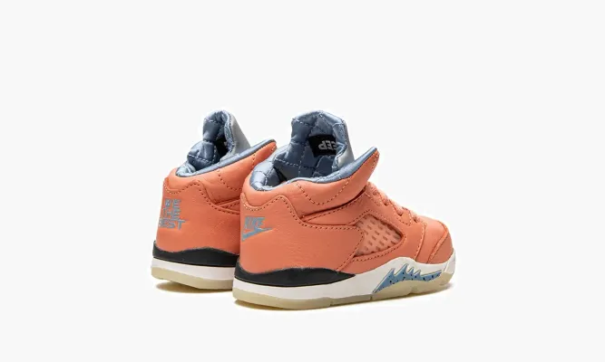 Для самых маленьких Air Jordan 5 TD «Dj Khaled - Crimson Bliss» оранжевый