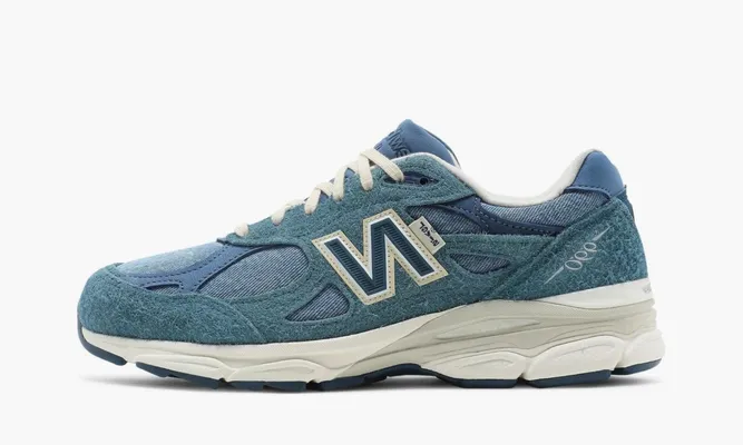Кроссовки Levi's x New Balance 990v3 Made In USA «Mallard Blue» lightBlue