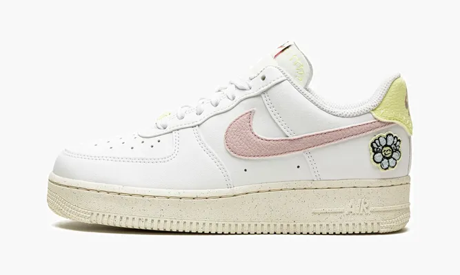 Кроссовки Air Force 1 LO NEXT NATU MNS WMNS «Flower Power» белый