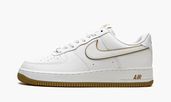 Кроссовки Air Force 1 Low «White / Bronzine» белый