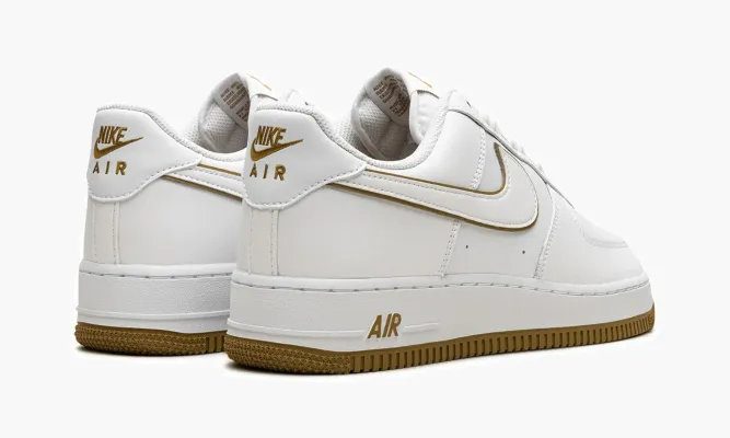 Кроссовки Air Force 1 Low «White / Bronzine» белый