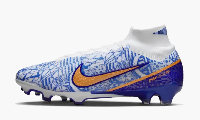 Для футбола Nike Zoom Mercurial Superfly 9 Elite Cr7 Fg «Azulejo» синий
