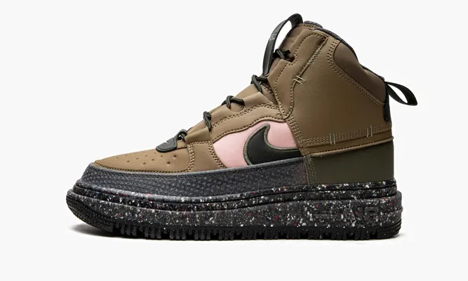 Кроссовки Air Force 1 High Boot NN «Brown Kelp» коричневый