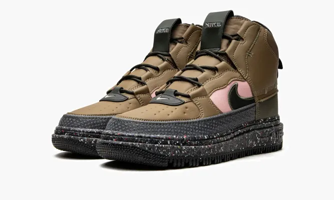 Кроссовки Air Force 1 High Boot NN «Brown Kelp» коричневый