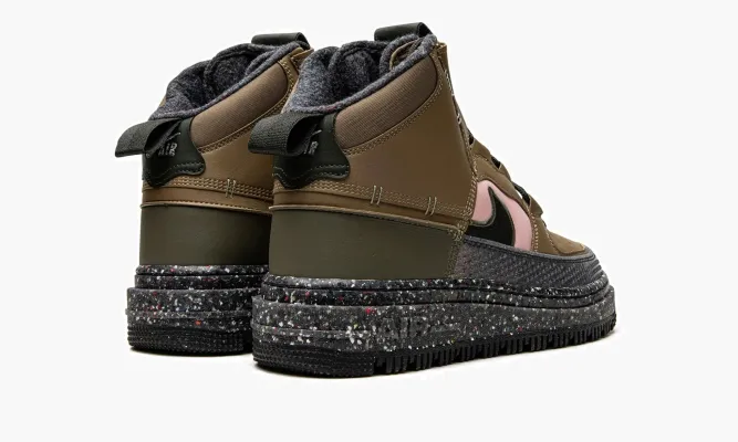 Кроссовки Air Force 1 High Boot NN «Brown Kelp» коричневый