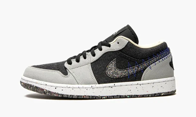 Кроссовки Air Jordan 1 Low SE «Crater» серый