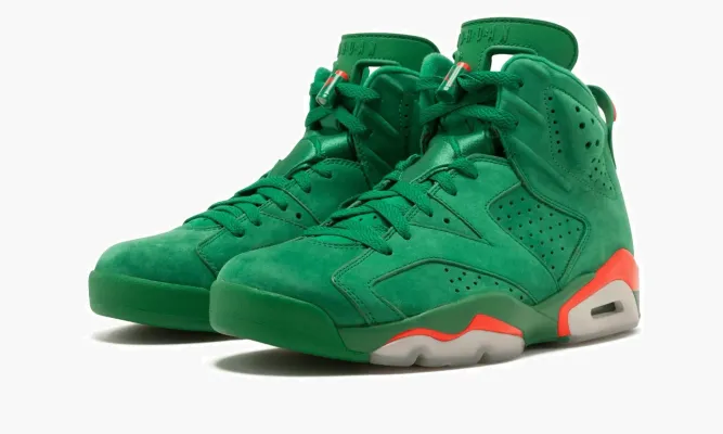 Кроссовки Air Jordan 6 Retro Nrg «Green Suede Gatorade» зеленый