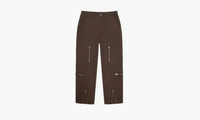 Одежда Stussy Sport Flight Pants «Dark Brown» коричневый