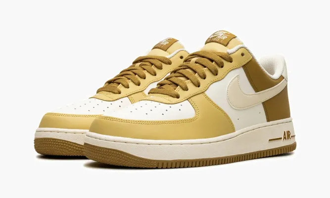 Кроссовки Air Force 1 «Bronzine» золотой,белый