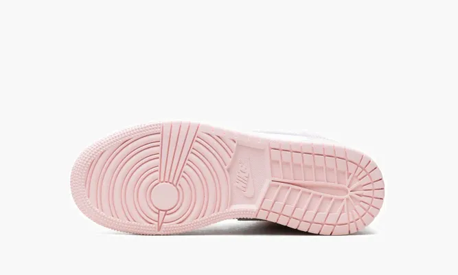 Кроссовки Air Jordan 1 Mid GS «Pink Wash» белый