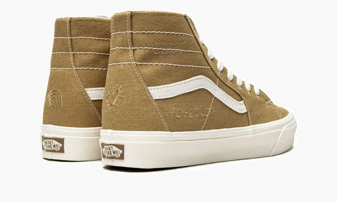 Кроссовки Vans Sk8-hi Tapered «Eco Theory» золотой