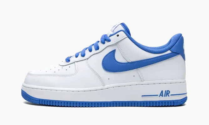 Кроссовки Air Force 1 '07 «Medium Blue» белый