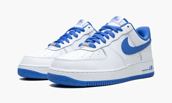 Кроссовки Air Force 1 '07 «Medium Blue» белый