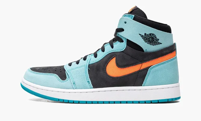 Кроссовки Air Jordan 1 Zoom CMFT 2 «Bleached Aqua» синий