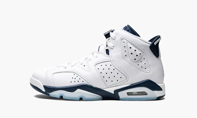 Кроссовки Air Jordan 6 Retro GS «Midnight Navy 2022» белый