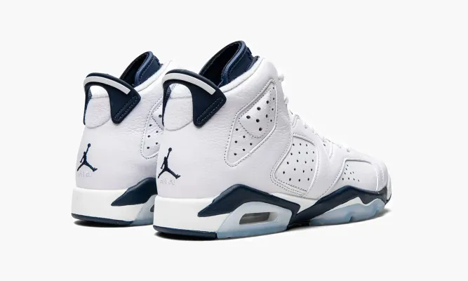 Кроссовки Air Jordan 6 Retro GS «Midnight Navy 2022» белый
