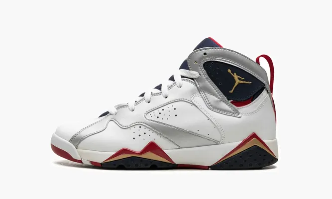 Кроссовки Air Jordan 7 Retro GS «Olympic» белый