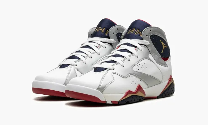 Кроссовки Air Jordan 7 Retro GS «Olympic» белый