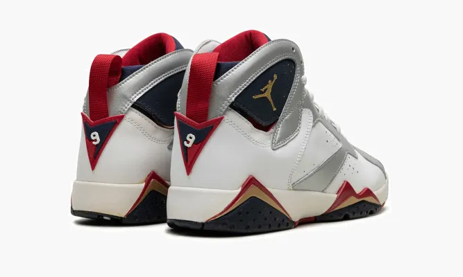Кроссовки Air Jordan 7 Retro GS «Olympic» белый