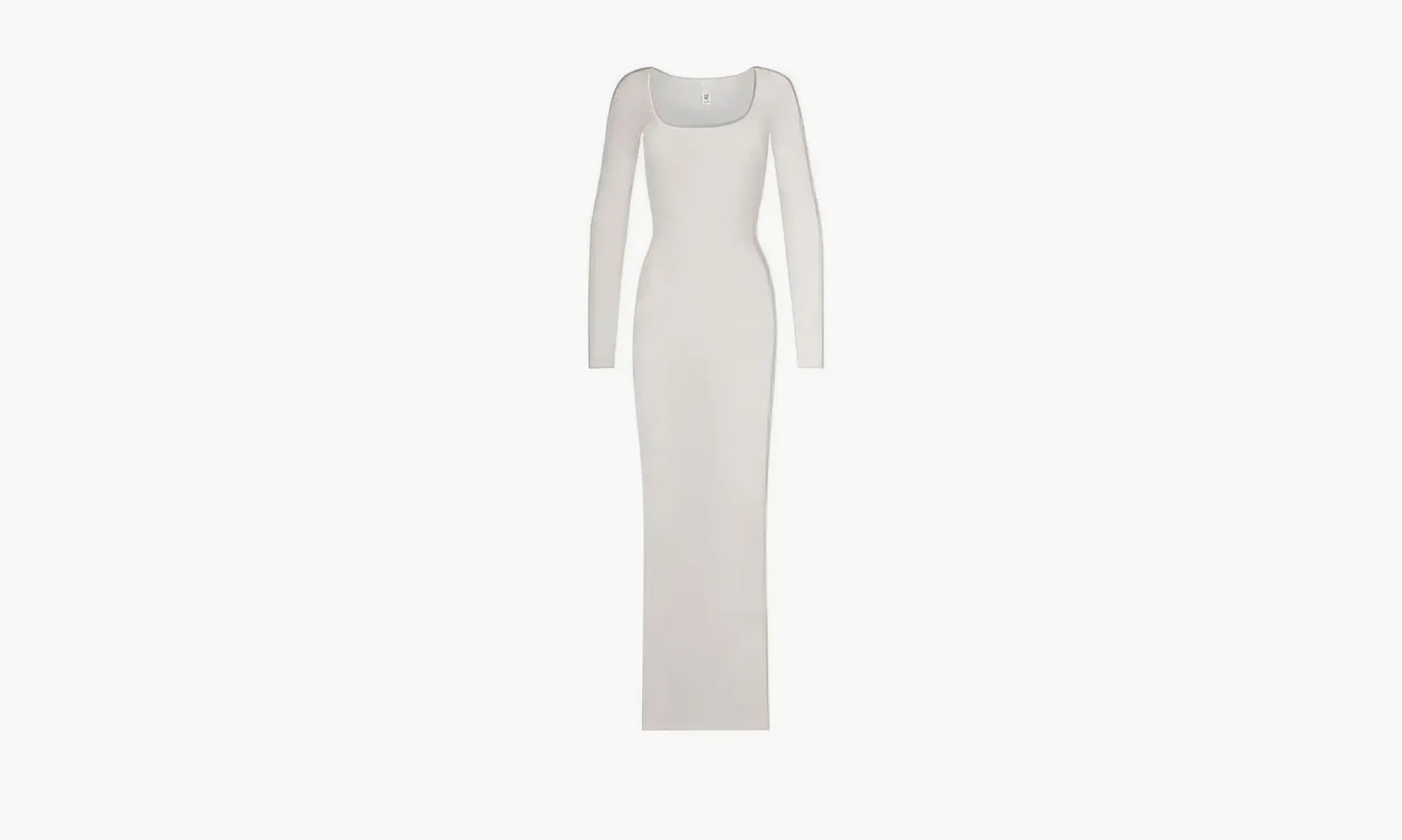 SKIMS Soft Lounge Long Sleeve Dress «White»