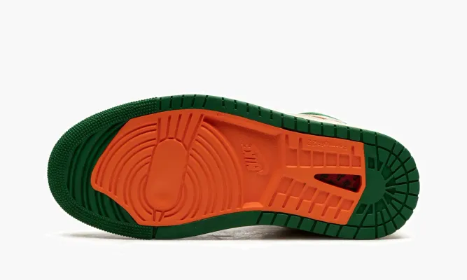 Кроссовки Air Jordan 1 High Zoom CMFT 2 «Pine Green» зеленый