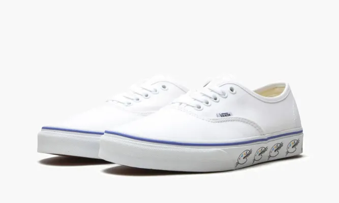 Кроссовки Vans Authentic «Sidewall - Paint Palette» белый