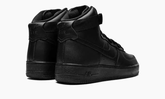 Кроссовки Air Force 1 High '07 «Triple Black» черный