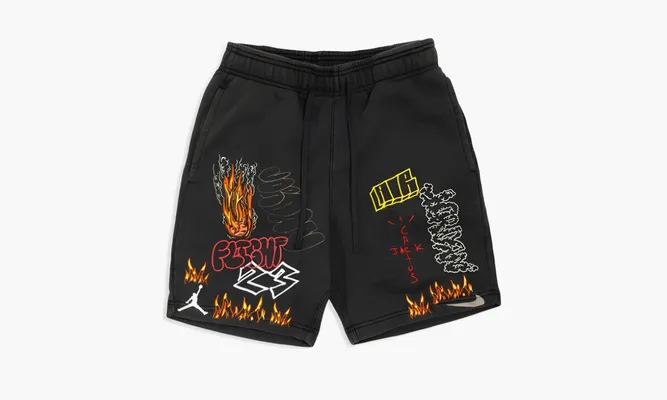 Одежда Air Jordan X Travis Scott Shorts «Black» черный