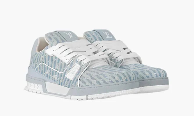 Кроссовки Louis Vuitton Trainer «Light Sky Blue» синий