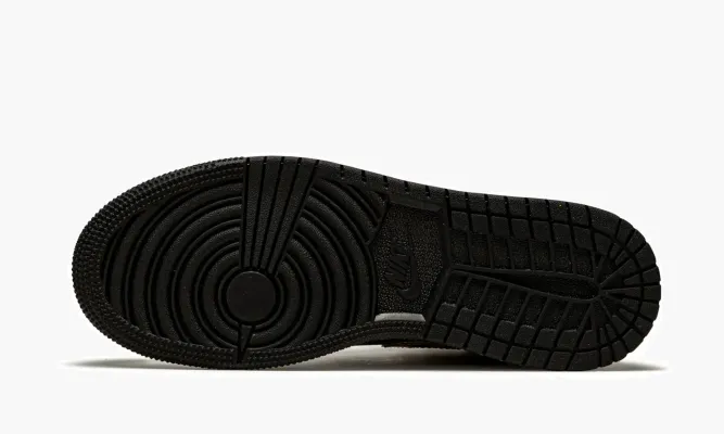 Кроссовки Air Jordan 1 Mid GS «White / Gold / Black» белый
