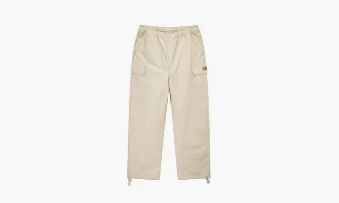 Одежда Stussy Logo Wide Pants «White» белый