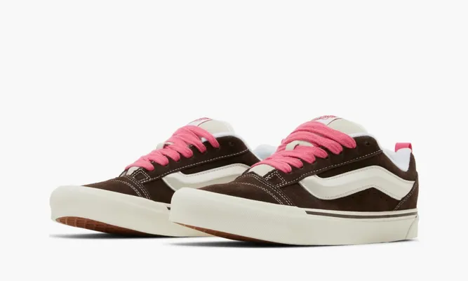 Кроссовки Vans Knu Skool «Retro Color - Brown» коричневый