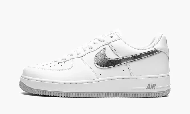Кроссовки Air Force 1 Low «Silver Swoosh» белый