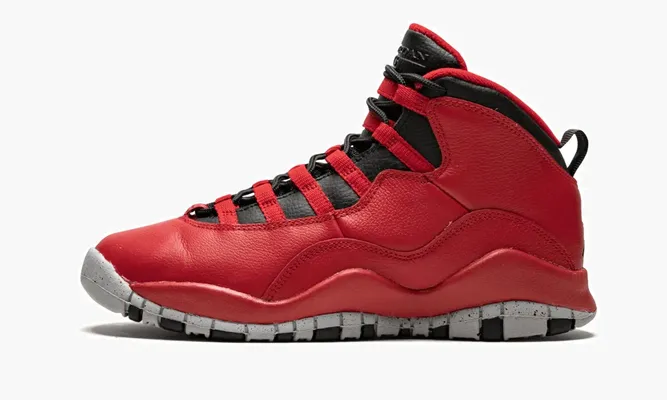 Кроссовки Air Jordan 10 Retro 30th Bg «Bulls Over Broadway» красный