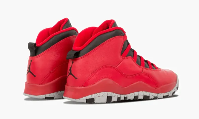 Кроссовки Air Jordan 10 Retro 30th Bg «Bulls Over Broadway» красный