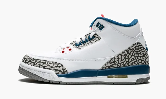 Кроссовки Air Jordan 3 Retro OG Bg «True Blue» белый