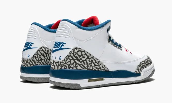 Кроссовки Air Jordan 3 Retro OG Bg «True Blue» белый